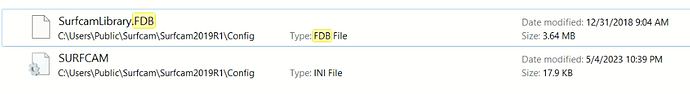 database file